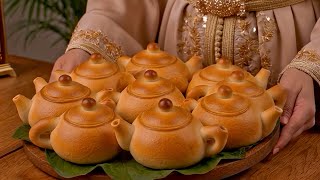 سجلي الوصفة أكيد تحتاجٍيها فطائر الإبريق😋بدون اختمار👌 بقولم مختلف😋من ألذ الفطائر المالحة للي غاتجربي screenshot 3