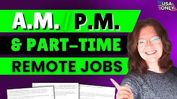 And One Is A Patient Scheduling Job ! AM / PM & Part Time Work From Home Jobs