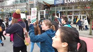 March To Environment Ministers Office In Solidarity With Wetsuweten