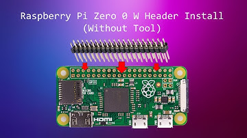 Raspberry Pi Zero W Solderless Header Pins Installation Guide (No Special Tool)