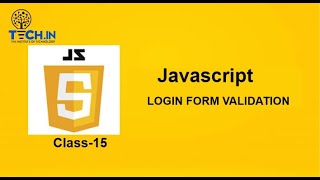 JavaScript tutorials login Form Validation in hindi