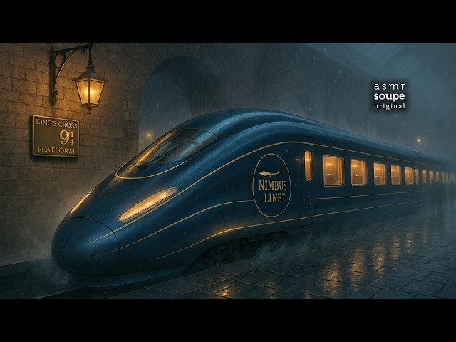 해리포터 ASMR 님버스 라인🚄호그와트 익스프레스의 최신형 초고속 기차를 타고 미스트미어로ㅡ | 2차 창작 앰비언스
