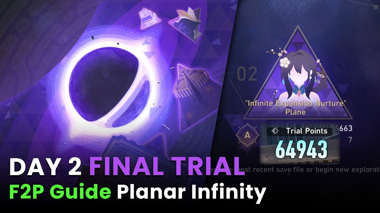 DAY 2 Planar Infinity Guide F2P NO GACHA | Planar Infinity Final Trial - Honkai Star Rail 1.4