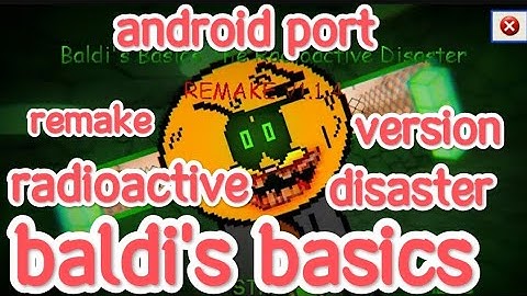 I played a remake version 😎 baldi