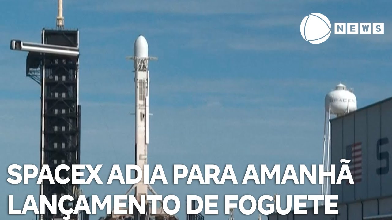 SpaceX adia para amanhã lançamento de sonda à Lua