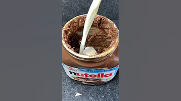 عصير شكولاته نوتيلا 