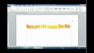 how to make word art style 2003 even in 2010
