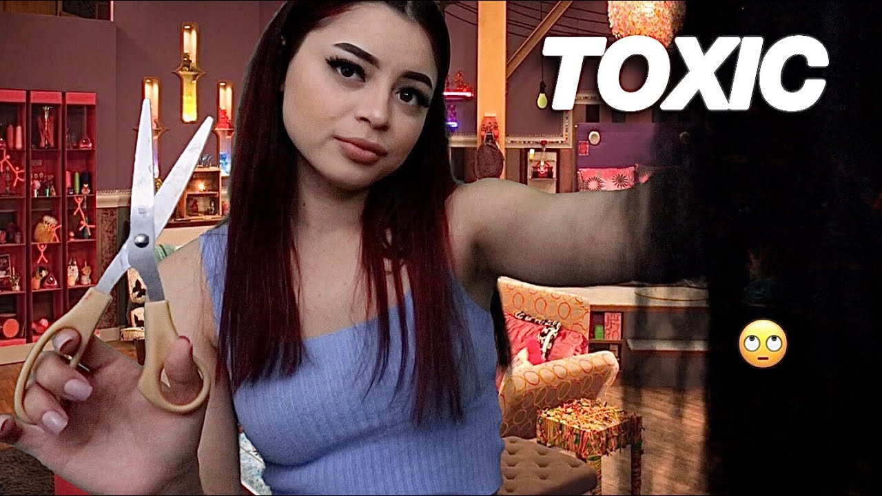 ASMR Toxic Friend Gives You A Haircut 💇🏻‍♀️🙄