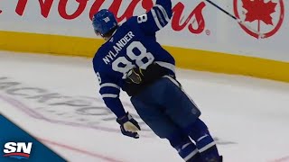 Maple Leafs' William Nylander Calls Game With Breakaway OT-Winner vs. Devils