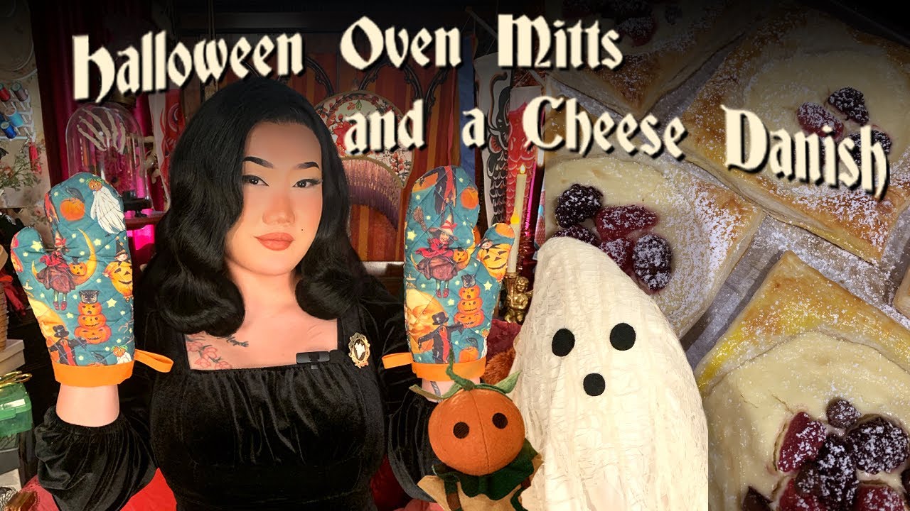 DIY Halloween Oven Mitts and a Wicked Cheese Danish! 🧀 | Haunted Homemaking