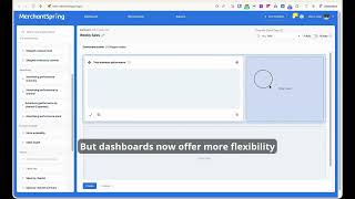 How to Create Custom Dashboards in MerchantSpring (New Experience Walkthrough)