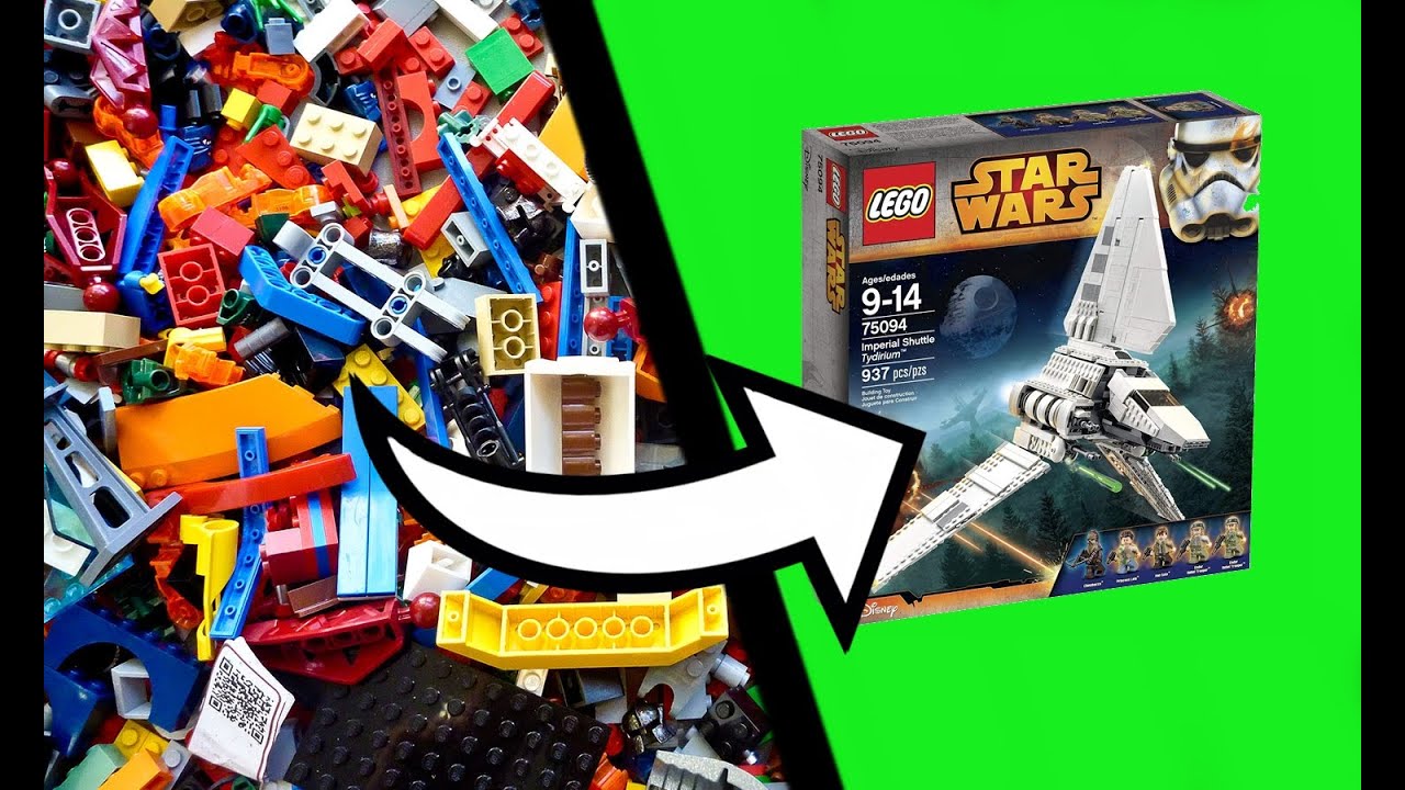 TAKING BACK FROM THE LEGO BIN: Part 1 Imperial Shuttle "Tydirium", Set 75094