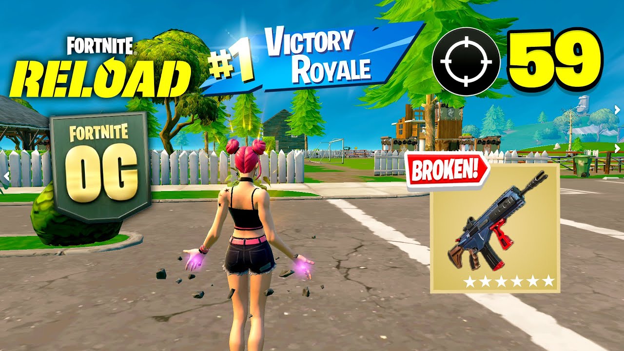 OG Fortnite Reload | High Kill Gameplay | Keyboard & Mouse