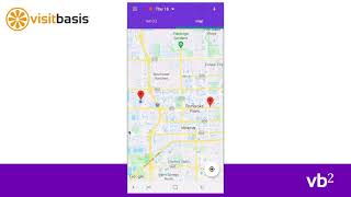 Mobile user schedule visit
