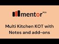 Mentor POS Restaurant Management Software. Multiple Kitchen KOT management with notes and add-ons.