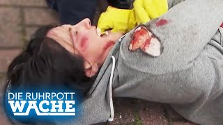 Mit aller Gewalt! Putzfrau wird von Leiter geschmissen! | Die Ruhrpottwache | SAT.1