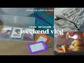 weekend vlog🏙:: unboxing dimension dilemma, skateboarding, car trip, &amp; decorating my wall !