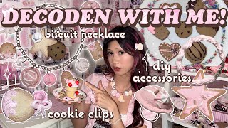 DECODEN ACCESSORIES 🍦 dessert necklace, clay biscuits, CUTEST DIY FOOD JEWELRY 🍪