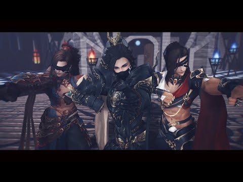 【剑三MMD】苍丐明GangBang（板板生贺）
