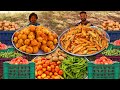 Mirchi Bajji |Potato Bajji | Tomato Bajji| Okra Bajji | Ridge gourd Bajji | Grandpa Kitchen