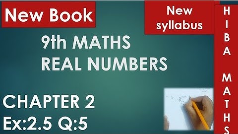 9th maths chapter 2 exercise 2.5 question 5 new book new syllabus tn samacheer