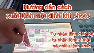 MT | Hướng dẫn cách chọn mặt định chia bộ và 2 mặt hoặc ghép mặt và nhiều lệnh khác