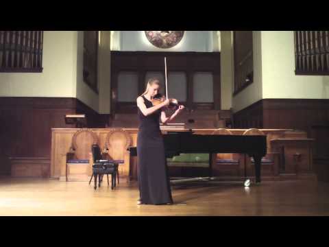 Violinist Ann Miller performs Ysaye Sonata No. 4 on Old First Concerts