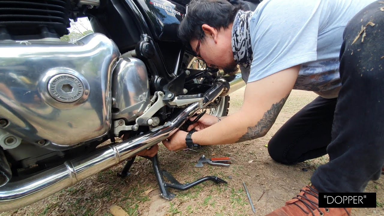 Re INTERCEPTER 650 กิ๊บล็อคขาตั้งเดียวขาด!!!