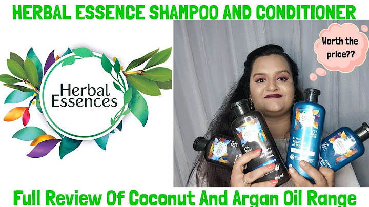 Herbal essences shampoo and conditioner argan oil