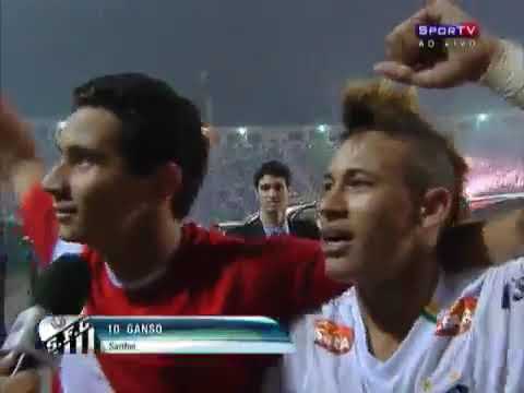 Neymar e Ganso entram pra história do Santos Futebol Clube 2011