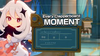 Everytime Paimon uses a Clapperboard