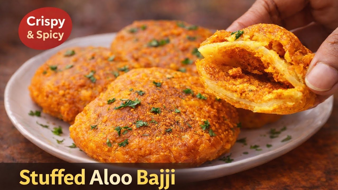 Unique Stuffed Aloo Bajji Recipe | Ramadan Special Snack | Street Style ...