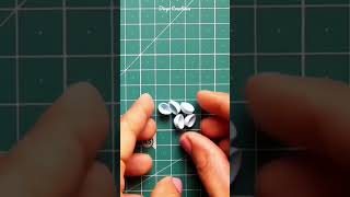Easy Quilling Flowers #shorts #youtubeshorts