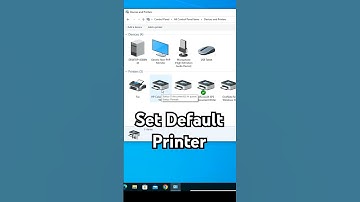 How to Set Default Printer in Windows 10 - Hindi