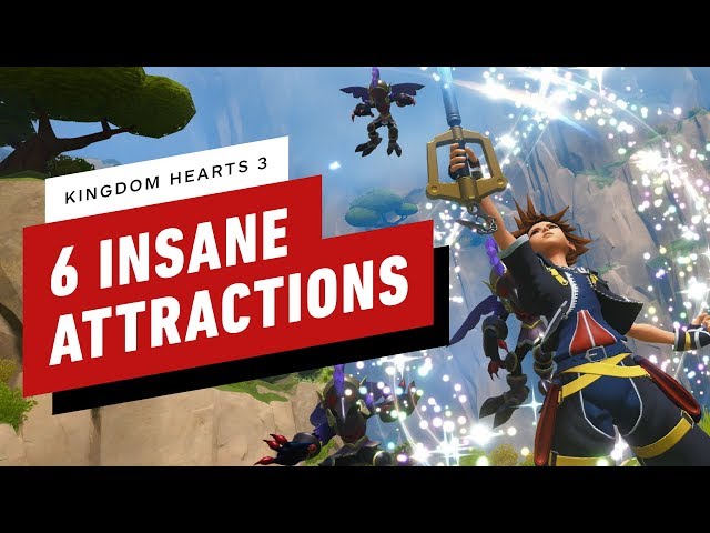 Kingdom Hearts 3: 6 Insane Amusement Park Attractions That Make