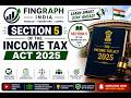 Scope of Total Income in Hindi (Section 5 of the new Indian Income Tax Act, 2025)