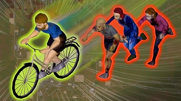 Can I BICYCLE Across the ENTIRE Map Being CHASED by SPRINTER ZOMBIES? | Project Zomboid