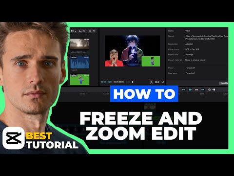 How To Do Freeze and Zoom Edit on CapCut PC