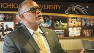 New Western Michigan president first day on the job