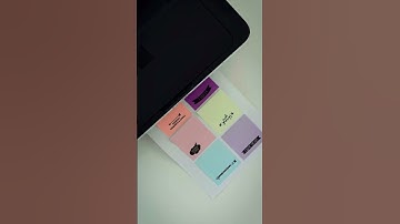 How to print on post-it | how to print on sticky notes | Yashika Dabas