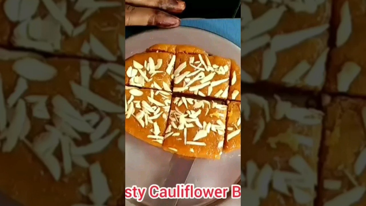 Cauliflower Burfi/Cauliflower Sweet Recipe/Instant Sweet