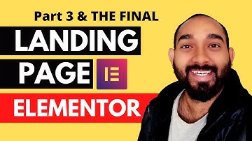 Landing Page Design with Elementor |  Part 3