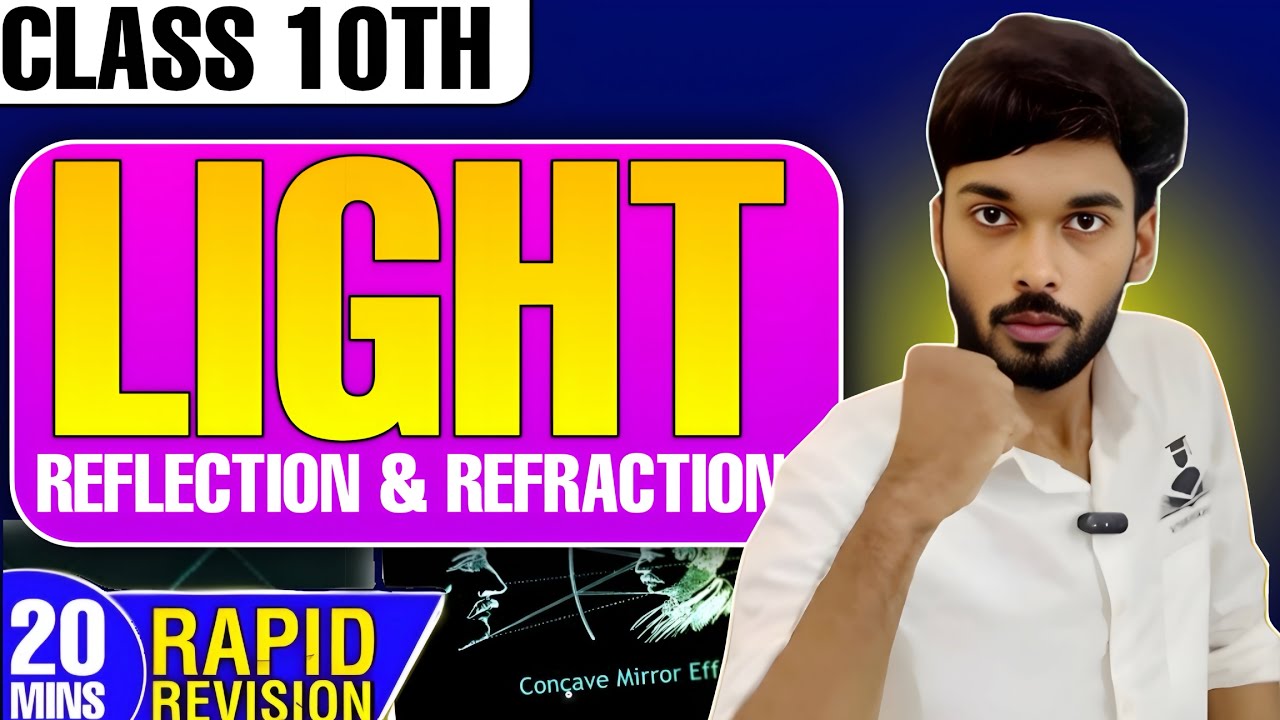 Light Class 10 Science ⚡ Rapid Revision in 20 Mins | Full Chapter CBSE NCERT | Rohit Sharma