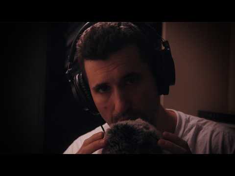 deep sleep hypnosis ASMR | fuzzy mic brushing + male voice whispers
