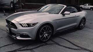 Installing Matte Black Vinyl Stripe On A Ford Mustang