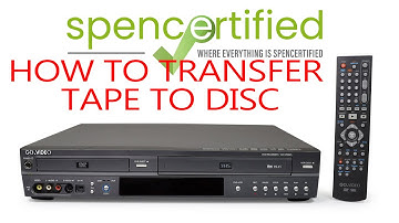 How to record VHS to DVD with the Go-Video DVD VCR Combo Recorder 2 Way Dubbing System VR3845A