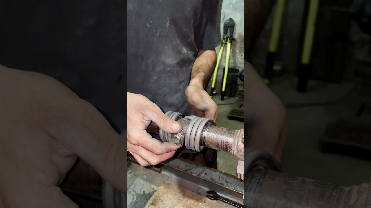 Turn wire into spring 