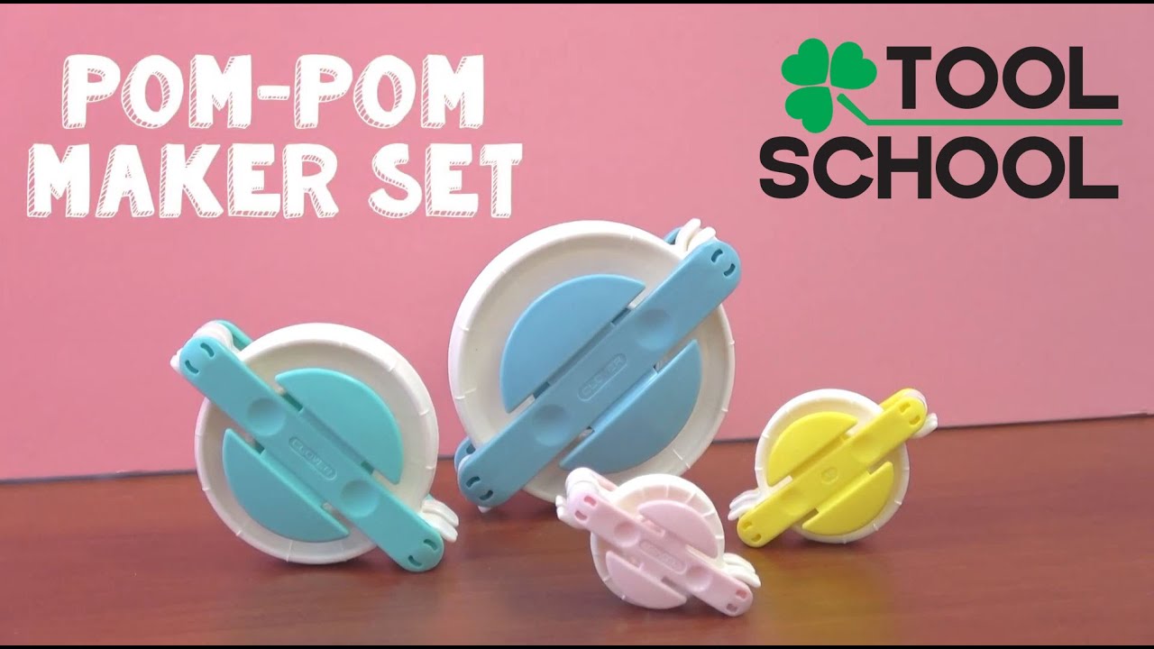 How To Make Pom Poms with Clover Pompom Makers 