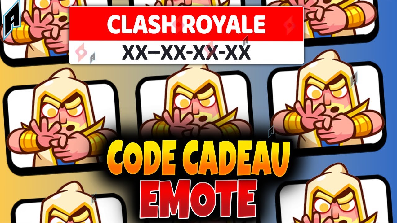 Code CADEAU Emote SORCIER HEROS Gratuit Clash Royale