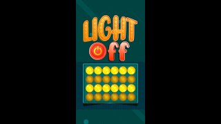 How To Solve Lights Off Gameplay #Shorts screenshot 2